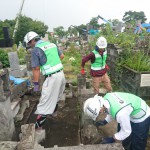 熊本市内墓地復興ボランティア