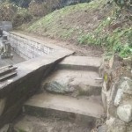 鹿足郡津和野町寺田／曹洞宗Ｋ寺様・寺院参道打設工事