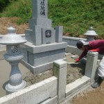 5月１１日　津和野町長野／Ｆ家様・墓所移設工事　その５
