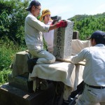 ５月２５日　大田市温泉津→益田墓地公園／Ｎ家様・墓所移設工事　「遷座法要」