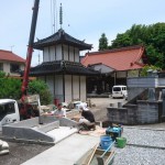 益田市延命寺様墓地／U家様・累代墓石建立工事 その3