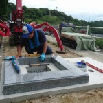 益田市公園墓地　Ｎ家様墓所移設工事　完　工！