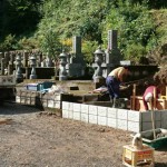 　吉賀町朝倉／曹洞宗 雲松寺様・合同墓建之工事　その3