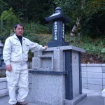 本日堂々の　完　成　！　吉賀町朝倉曹洞宗　雲松寺様合祀供養塔