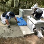 津和野町にて神道型の見事なお墓が建ちました！！