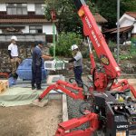 津和野にて愛媛県産「大島石」で墓石を建立しました！