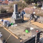 津和野町の寺院墓地にてリノベーション工事！