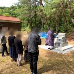千葉県より津和野町へ！T家様累代墓石建之工事！